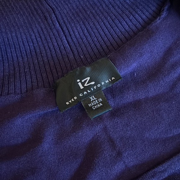 Women’s Deep Purple Scoop Neck Sweater - Picture 6 of 6